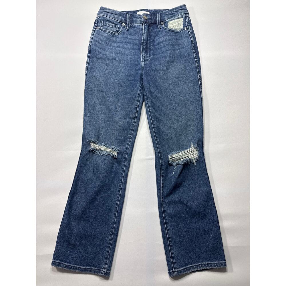 Good American Women's Good Classic Straight Leg Ankle Jeans -Size 4/27 (26x27.5)